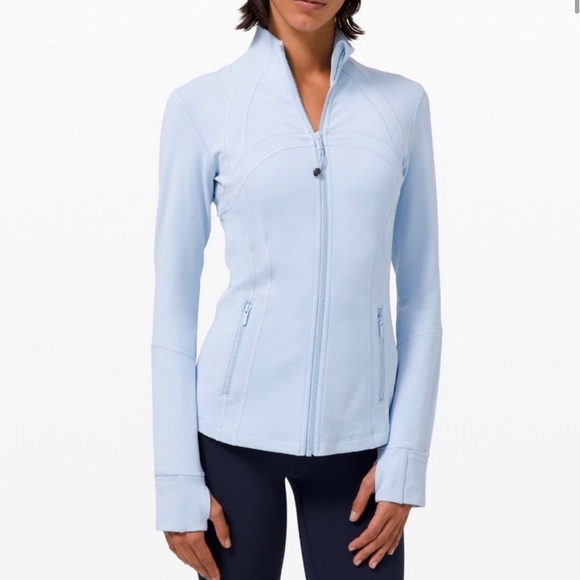 lululemon athletica Tops Iso Blue Linen Poshmark